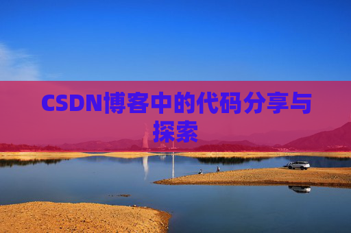 CSDN博客中的代码分享与探索